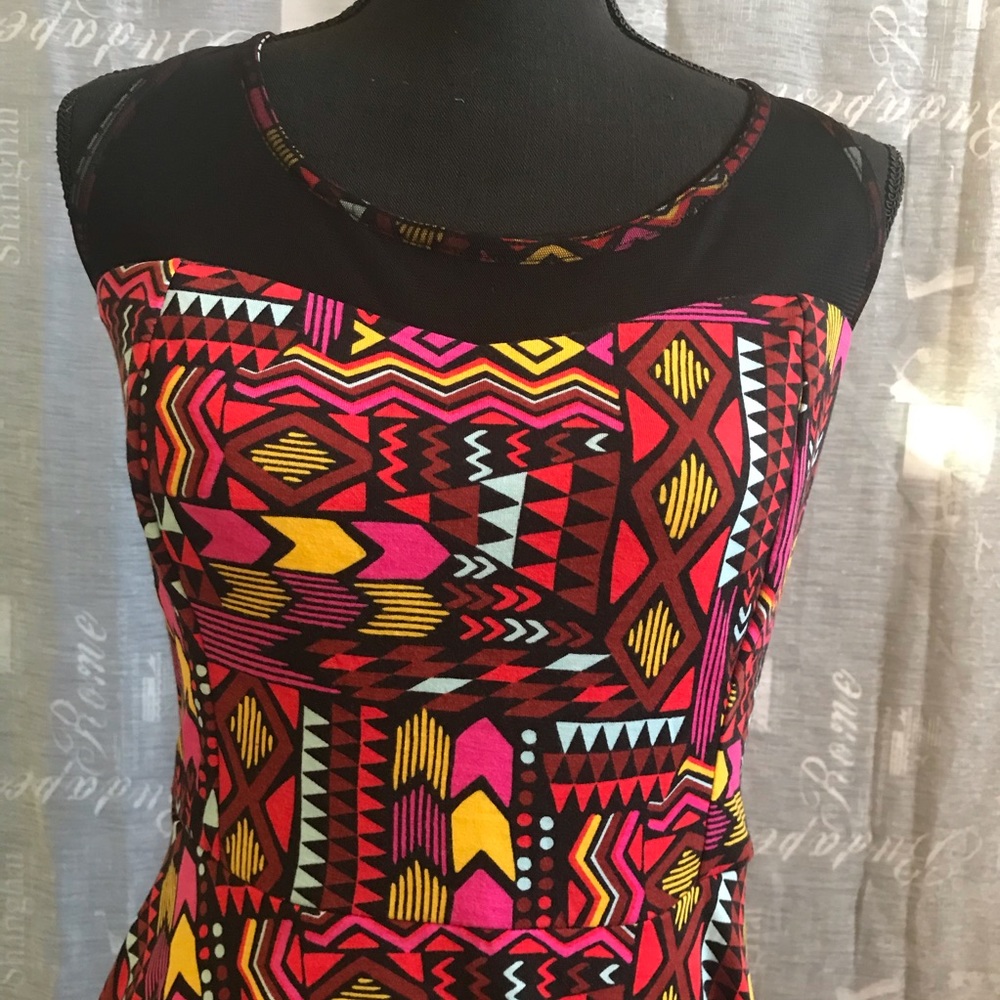 Xhiliration Flare Skirt Dress